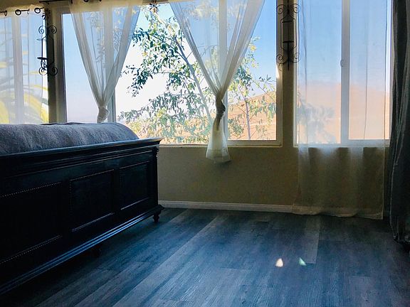 Primary bedroom overlooking the view