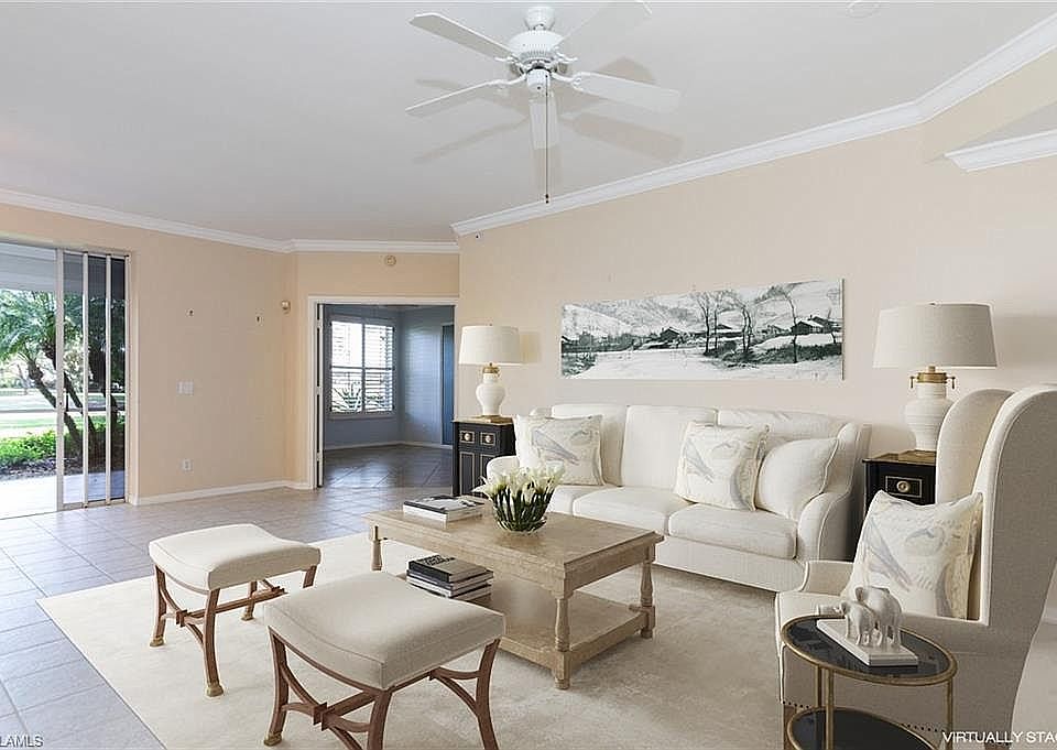 Living room overlooks lanai