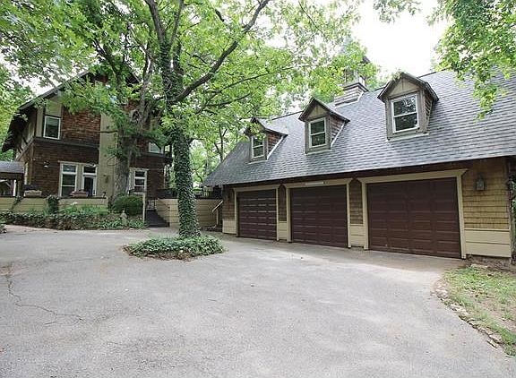 Side of house w/ access to kitchen....detached 3 car garage
