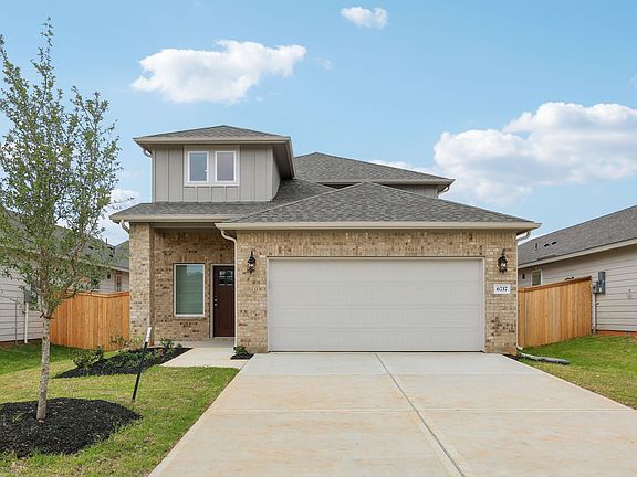 The Olympic floorplan in Montgomery Oaks of Conroe, TX.