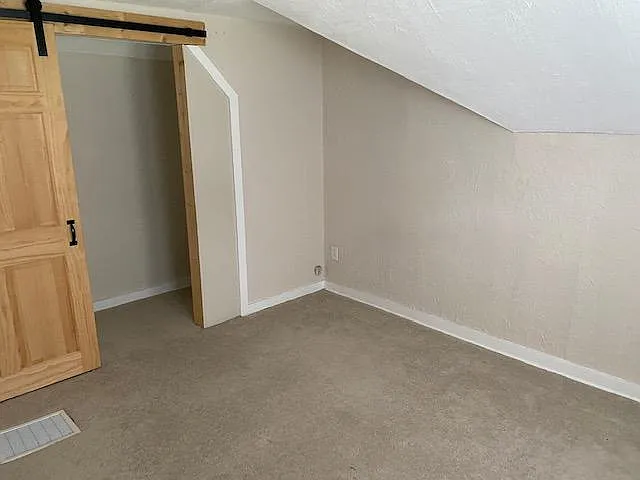 An upstairs bedroom