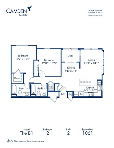 Floor plan The B1
