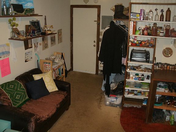 mounted shelving included and ample room for hanging coats;