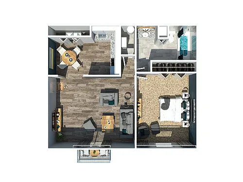 Floor plan 1 Bedroom