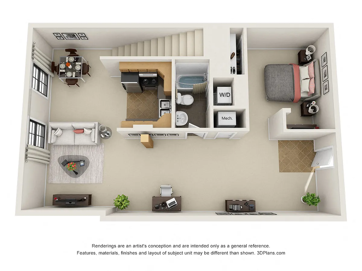 Floor plan Timeless Loft