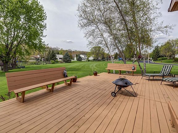 Deck with view of Park