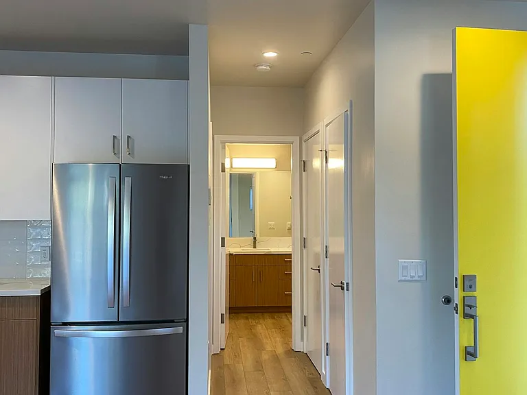 Bathroom, pantry and washer and dryer closet