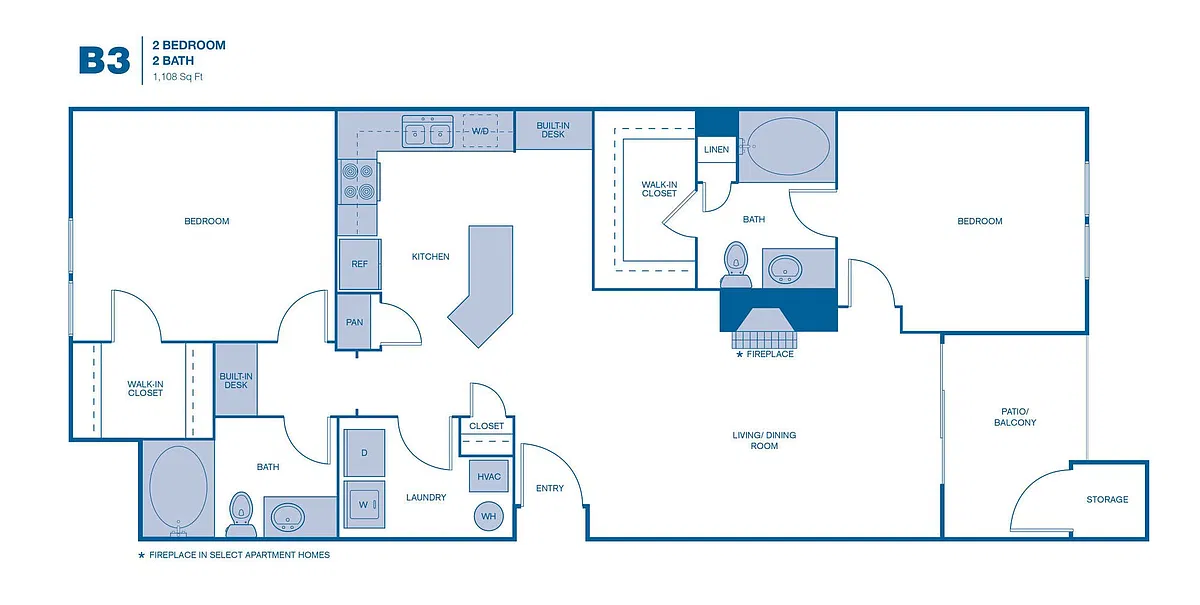 Floor plan B3