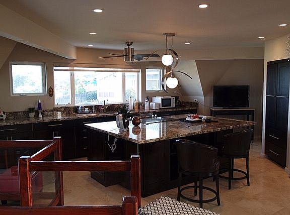 Giant GraniteKitchen Island 