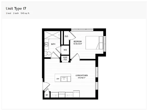 Floor plan Unit Type 17