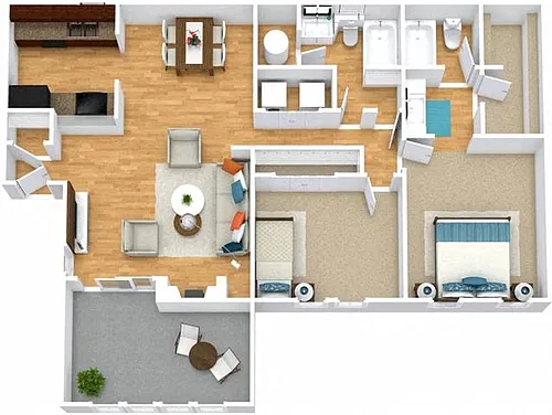 Floor plan B3
