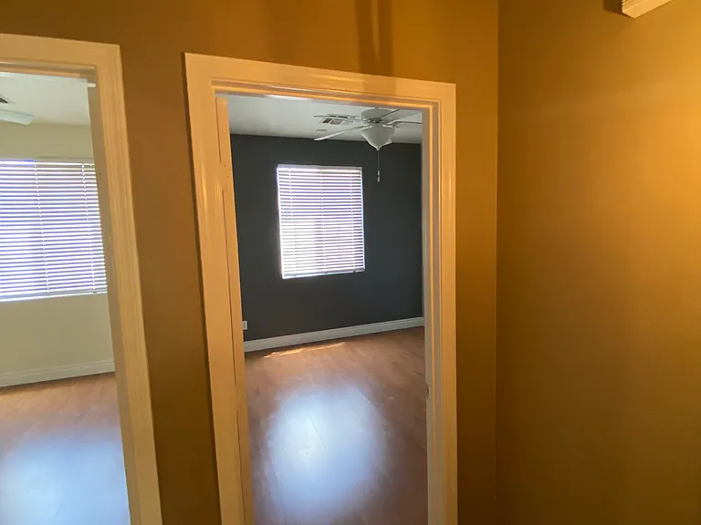 Hallway view of guest bedroom #2.