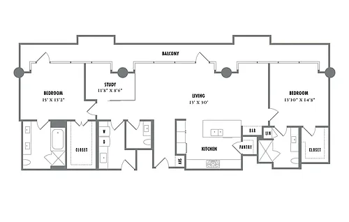 Floor plan PH2