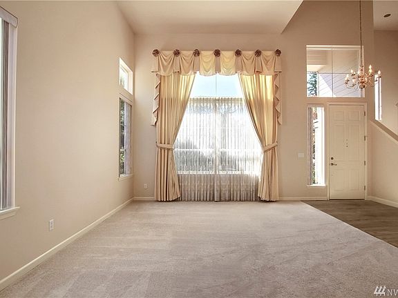 Grand entry with high ceilings.