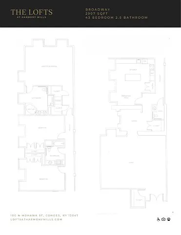 Floor plan Broadway - Fallsview