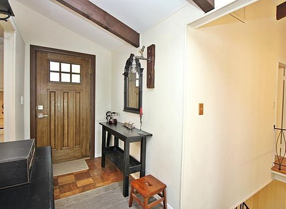 Enter through the updated front door into this contemporary home.
