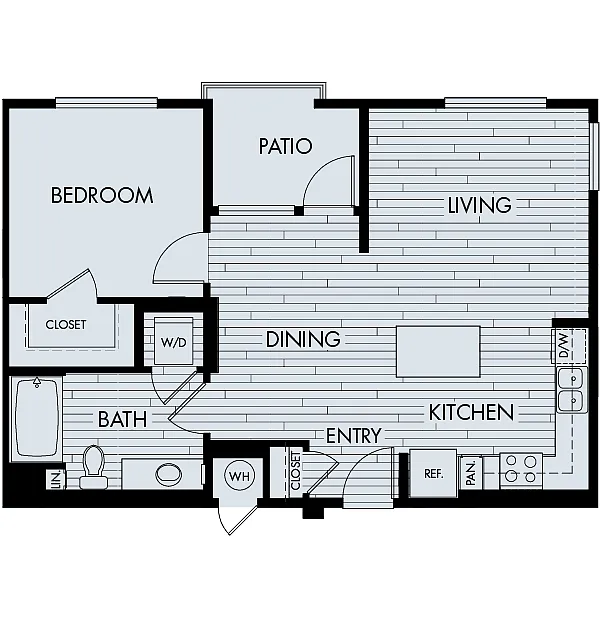 Floor plan Vantis Plan 1D