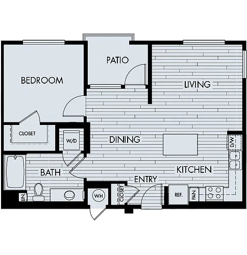 Floor plan Vantis Plan 1D