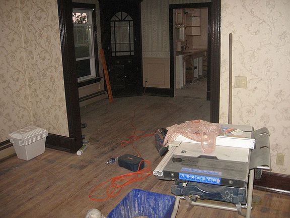 sanded down all hardwoods