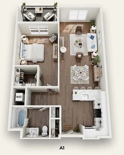 Floor plan A1