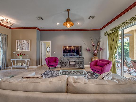 Open modern living room with new furniture