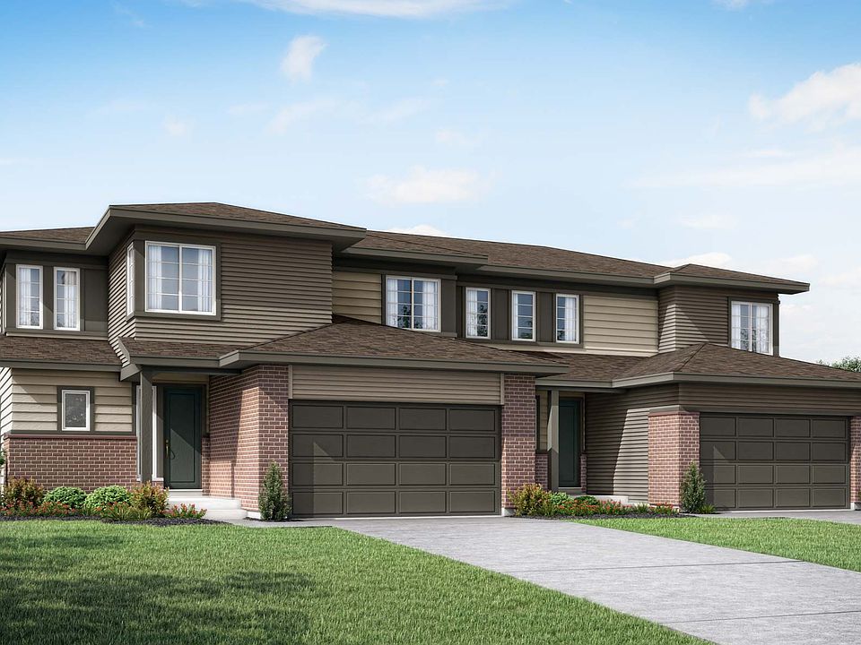 Modern Prairie Exterior Style C - Left Side of Duplex