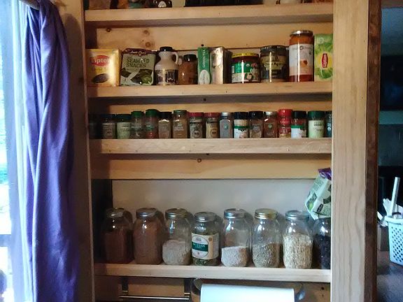 wall organizer in kitchen

 