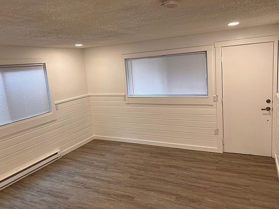 living room and entry door