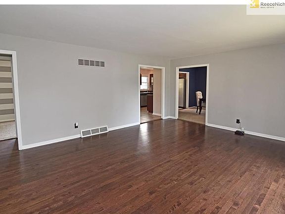 You'll love the size of this living room and the beautiful hardwood floors