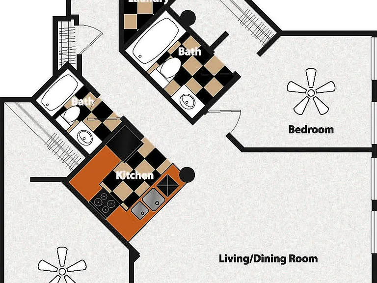 East 8 Lofts floorplan
