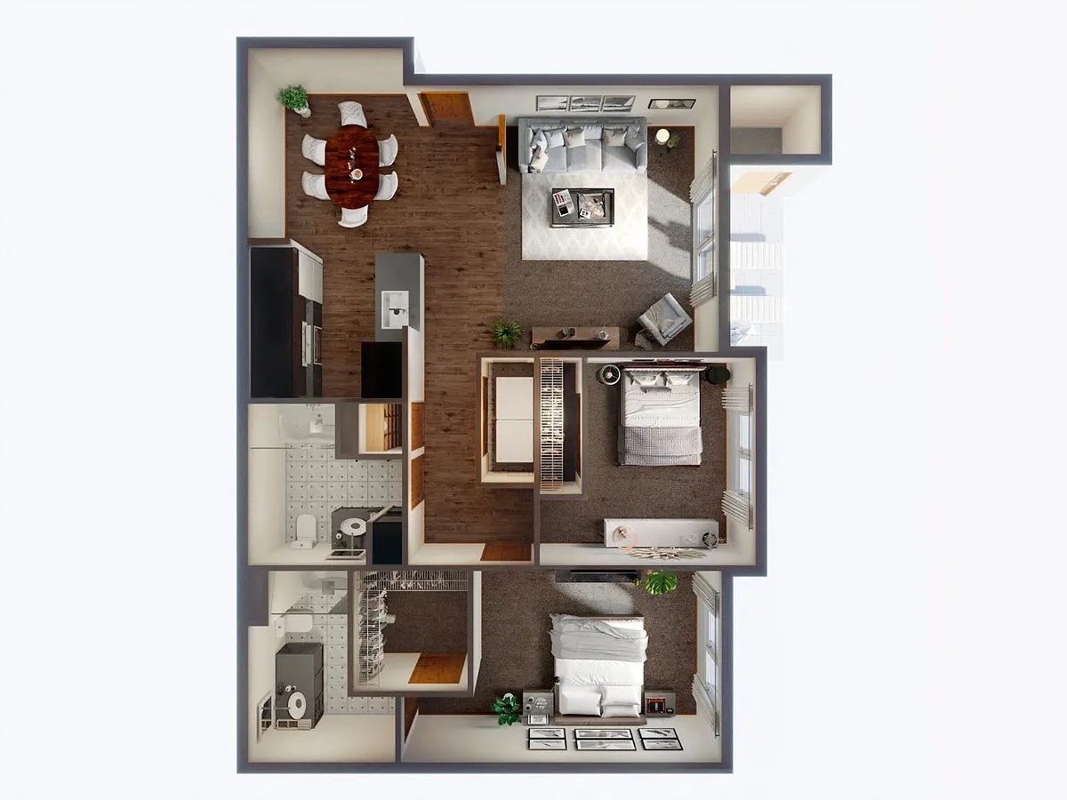 Floor plan Baldwin