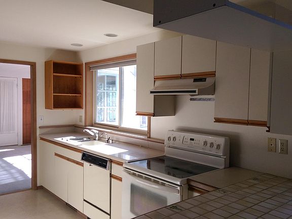 Kitchen looking into dining room
