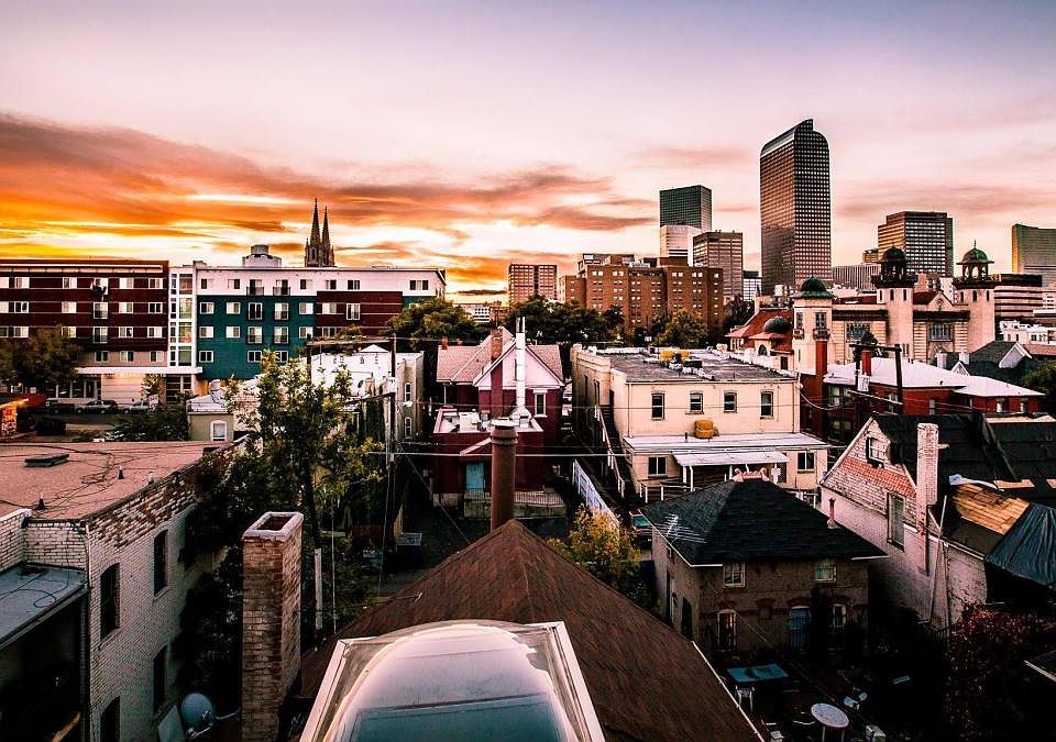 Skyline from skylight