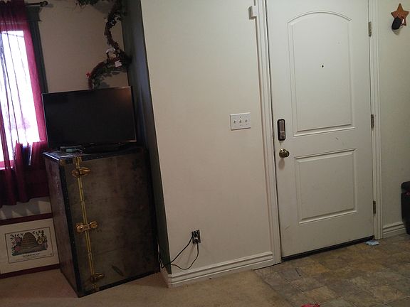 Entrance view from living