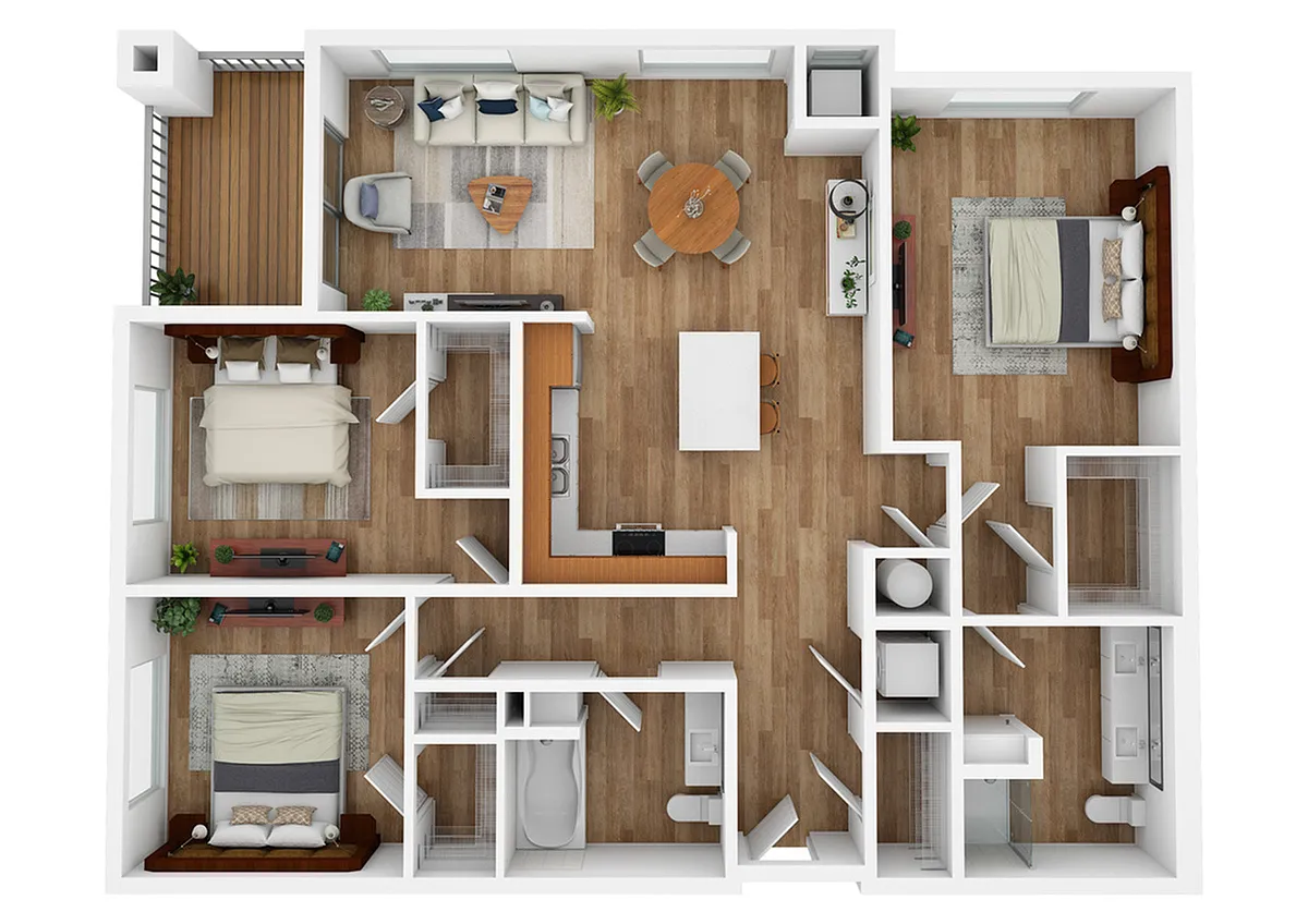 Floor plan Pikes Peak