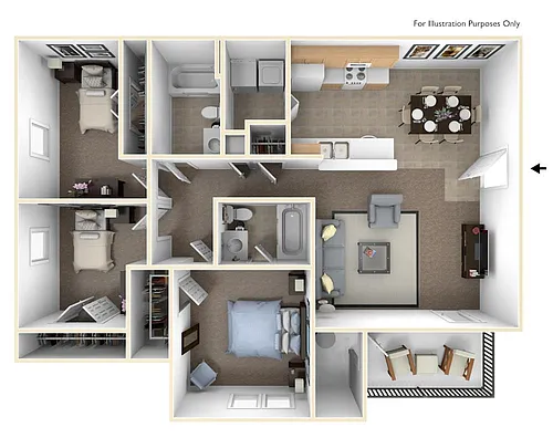 Floor plan The Meadows
