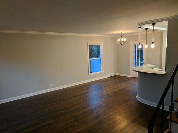 Large living and dining area