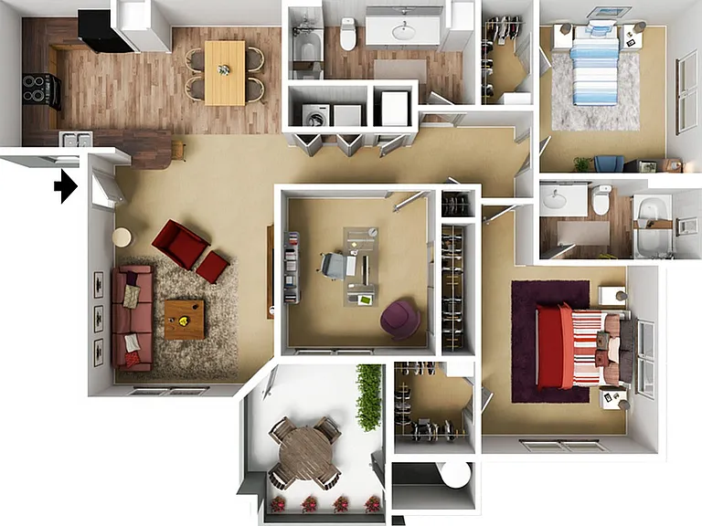C1 three bedroom C1 three bedroom