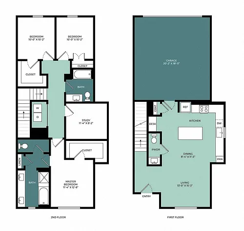 Floor plan TAa - Townhome