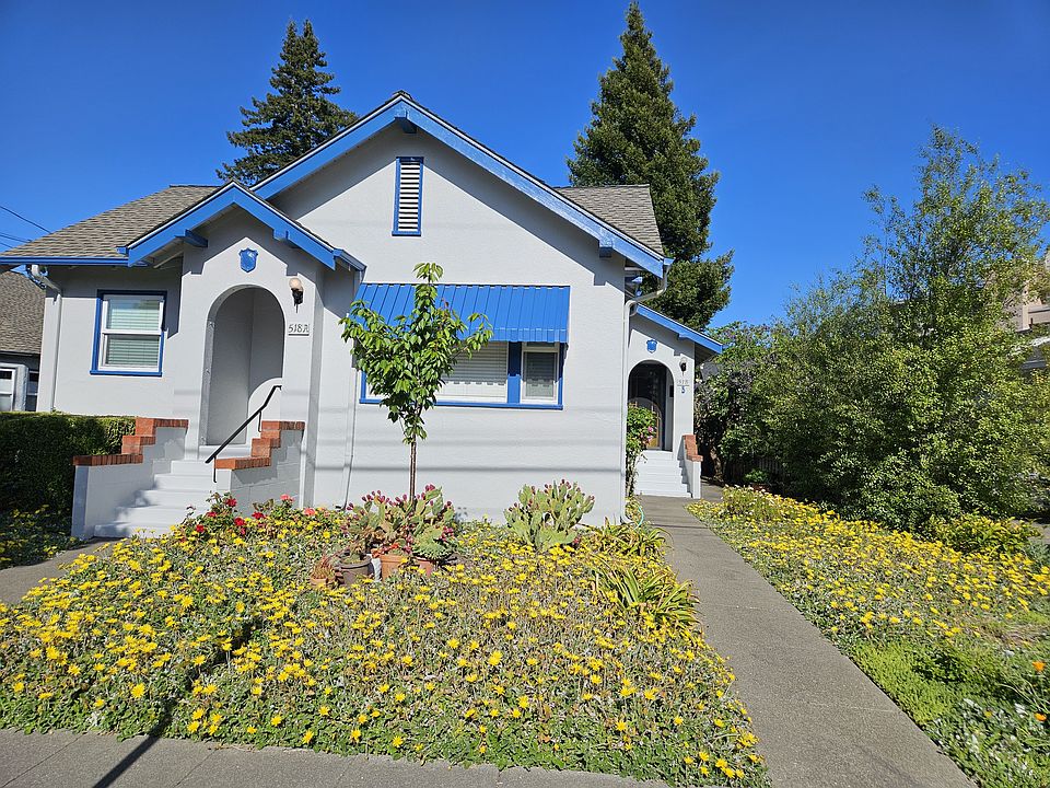 Street View of the front. The Unit B front entrance is on the right side.