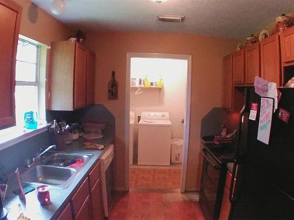 Kitchen with lots of storage.