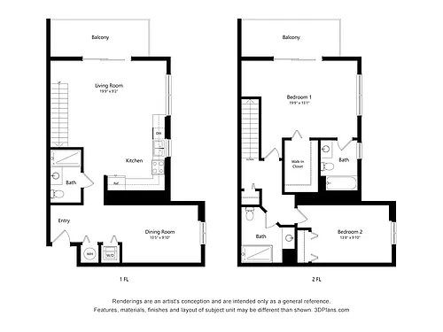 Floor plan LOFT B1
