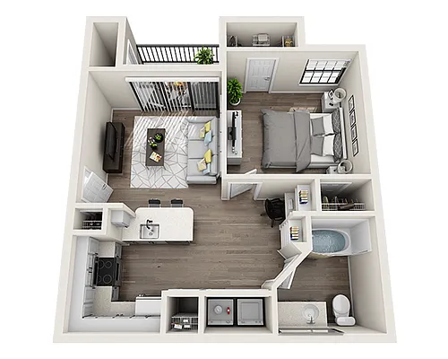 Floor plan The Travis (A1A)