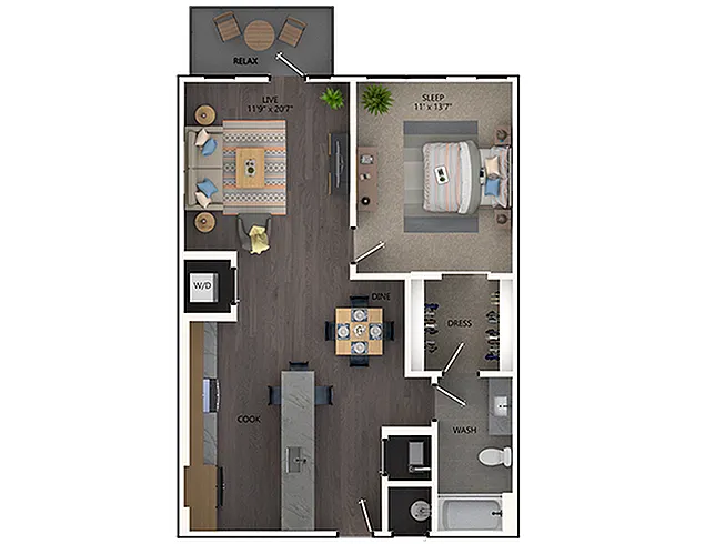 Floor plan A3a