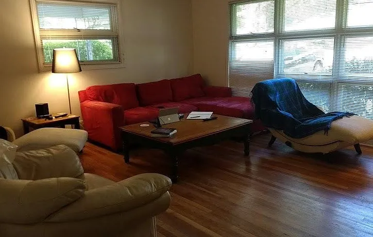 Relax in your comfortable living room.