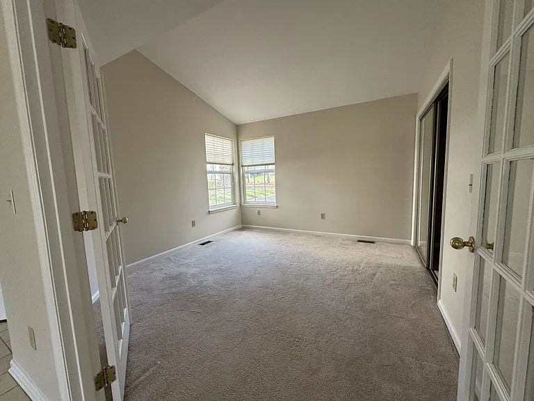 Second Bedroom with French doors
