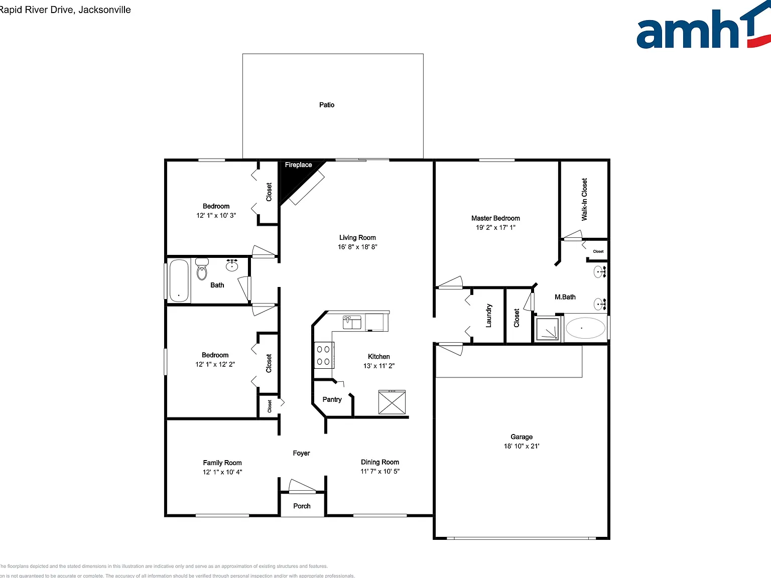 3 bed, 2.0 bath, 1608 sqft, $1,830 — Photo 2