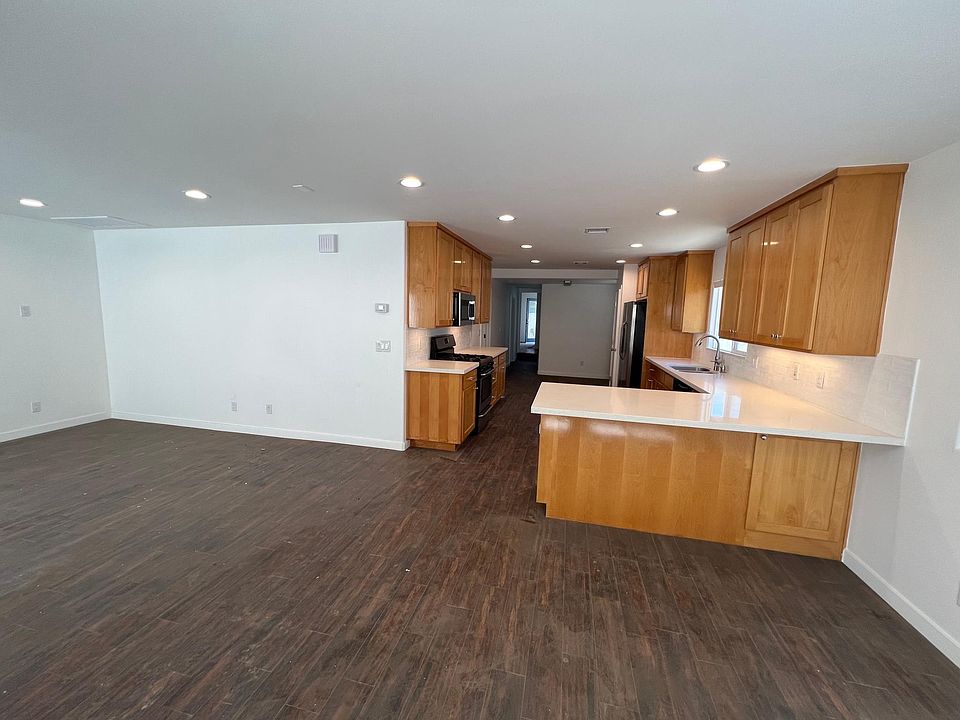 Living Room, Dining Room and Kitchen