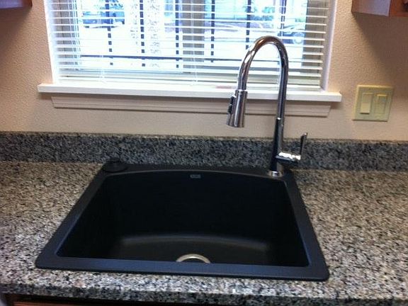 close up of kitchen sink