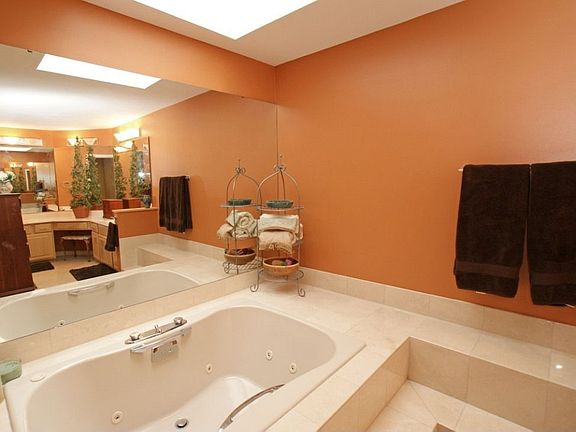 spacious master bath